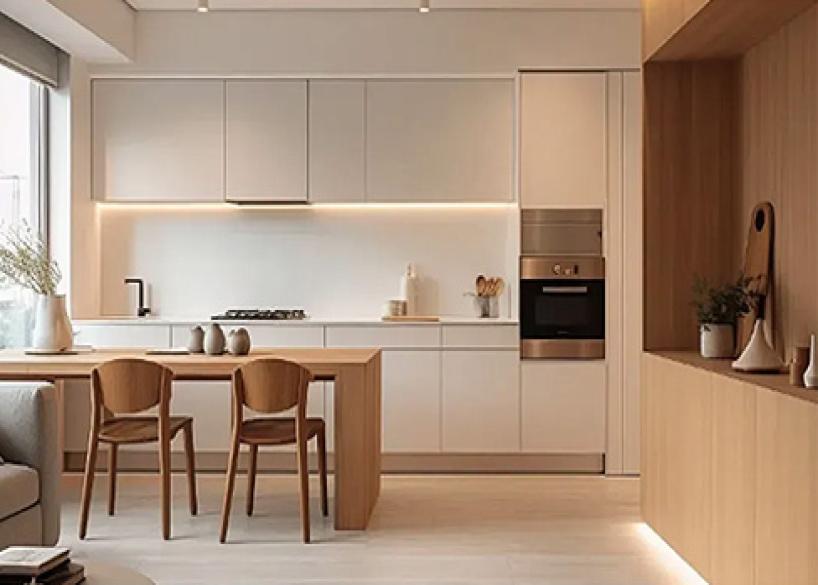 Roble blanco | Textura cálida y delicada, que aporta un ambiente tranquilo y confortable