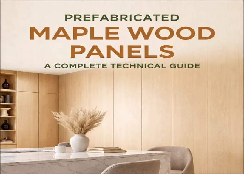 Paneles prefabricados de madera de arce: una guía técnica completa